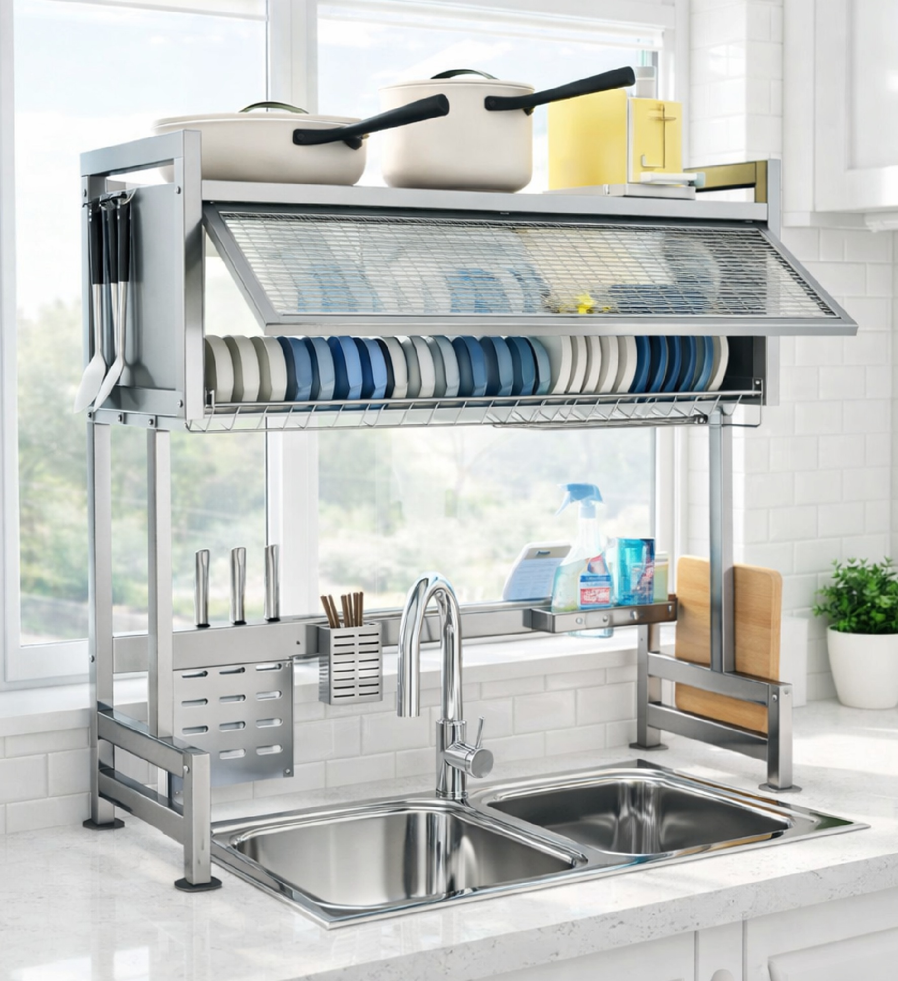 Steel Plate Rack (Big) Steel Plate Rack (Big) - Image 1